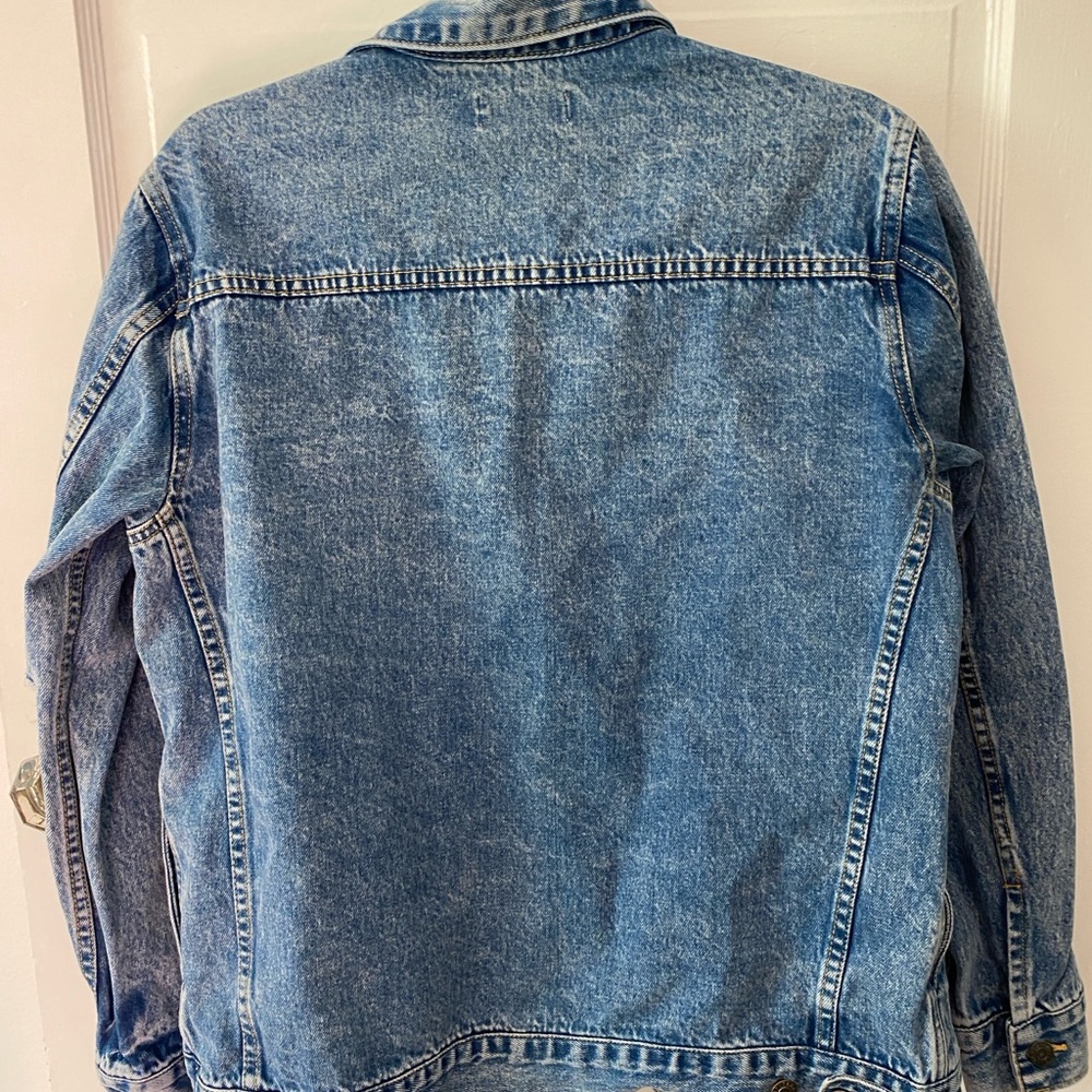 Agolde Blue Denim Jacket - Picture 6 of 6